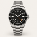 Atlas — 40mm GMT in Black / Steel
