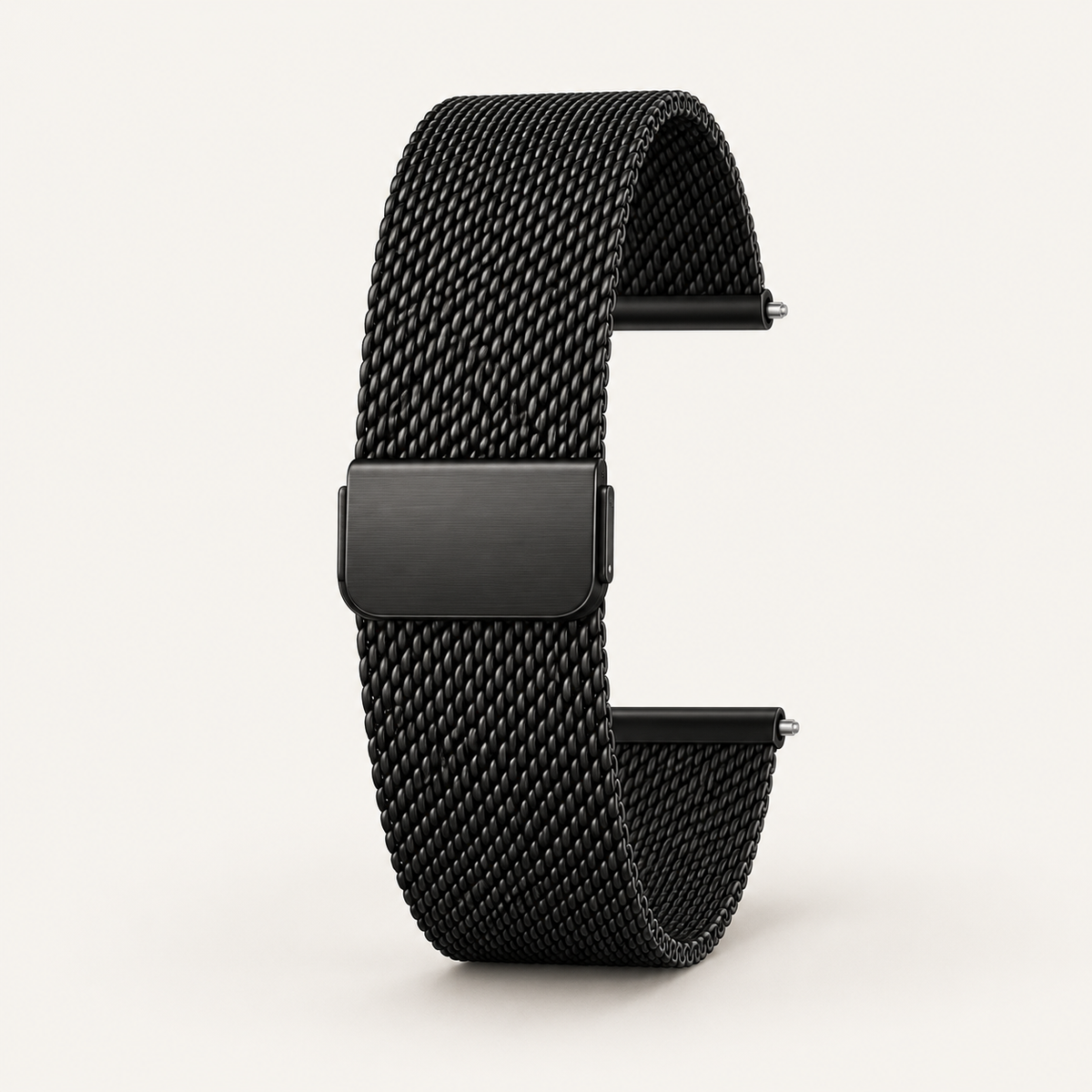 Milanese Mesh Strap — 20mm in Black