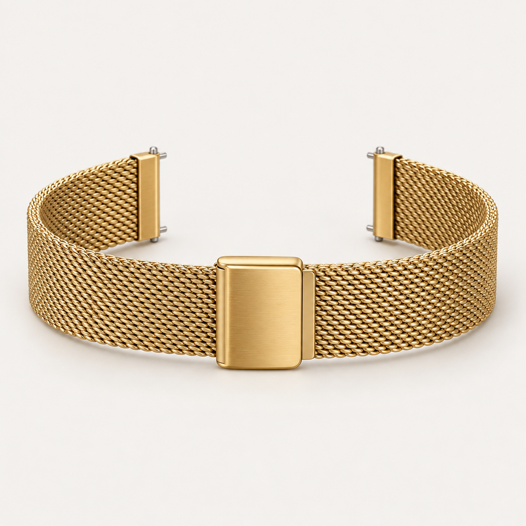 Milanese Mesh Strap — 20mm in Gold