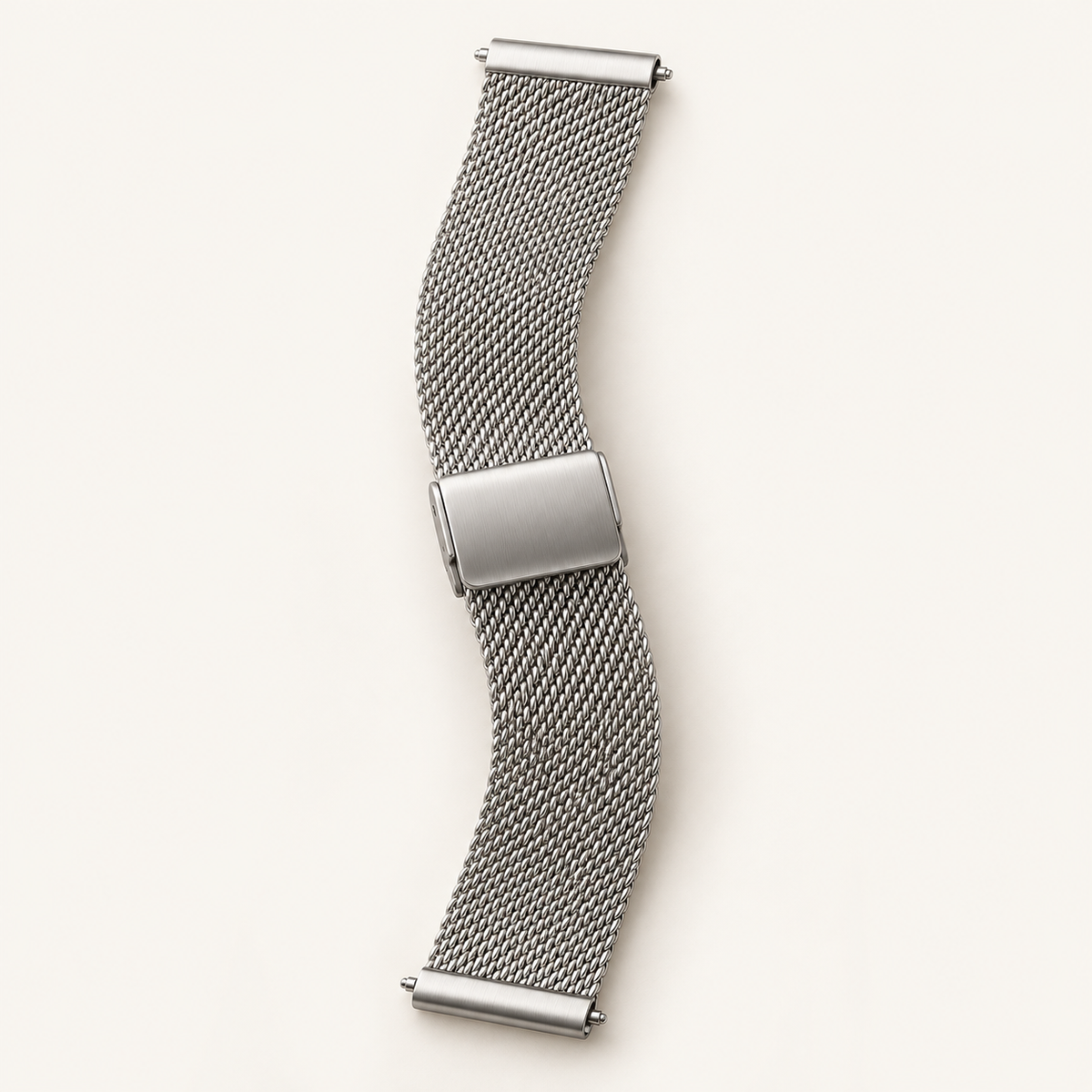 Milanese Mesh Strap — 20mm in Silver