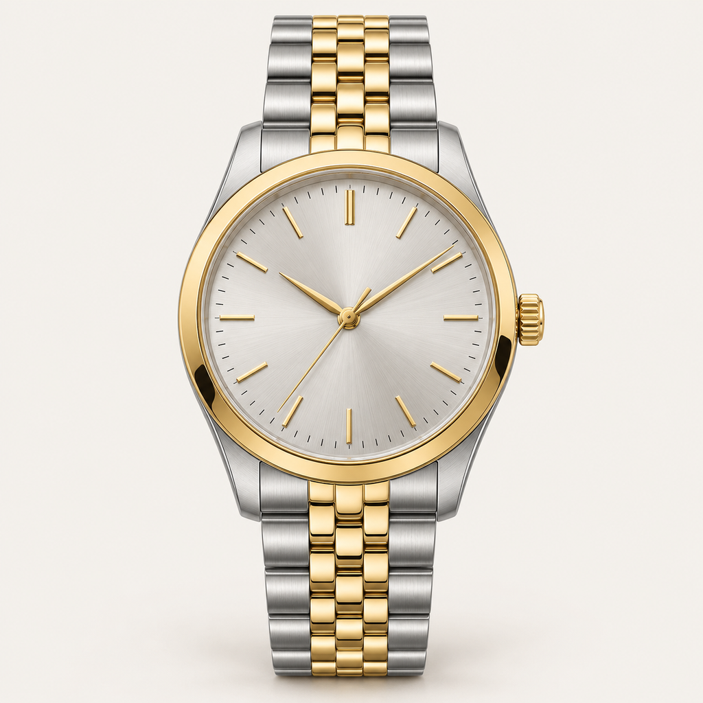 Nova — 34mm Bracelet Watch in Silver / Two-Tone