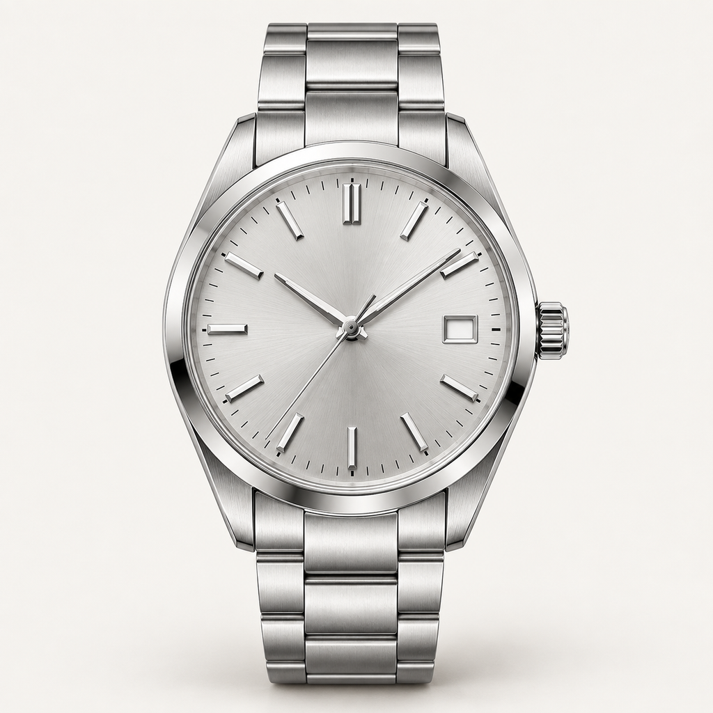 Sterling — 40mm Automatic in Silver Sunburst / Steel