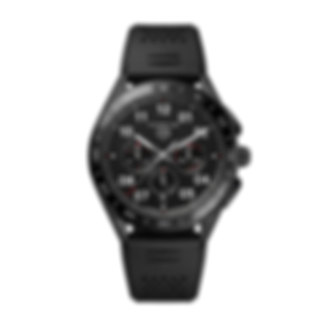 Formula 1 Black Chronograph Rubber Strap