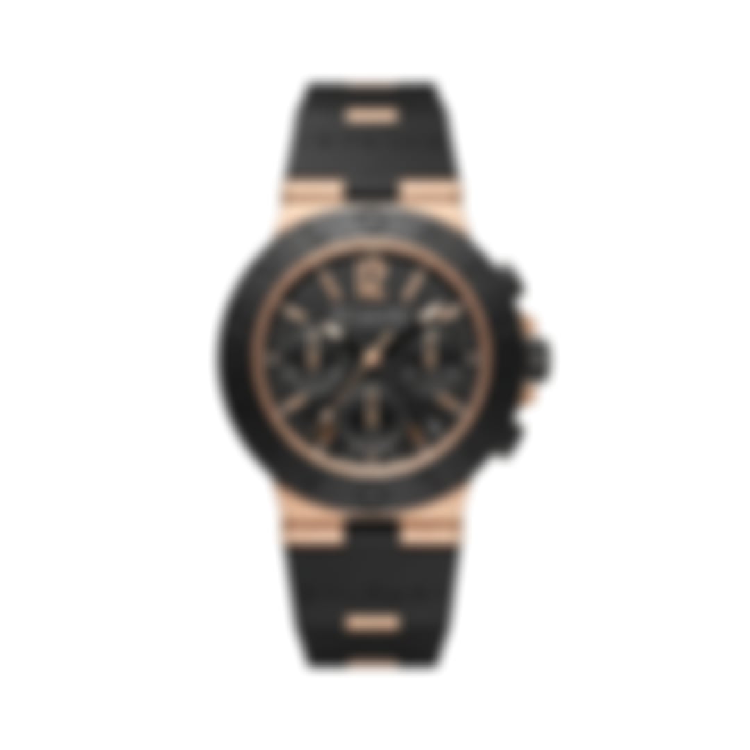 Aluminium Chronograph Black/Rose Gold