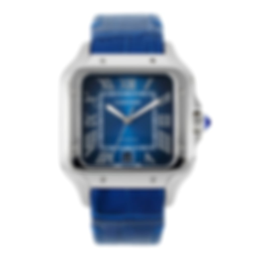 Santos Automatic Blue Leather