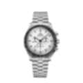 Speedmaster Co-Axial White/Black – 42 mm Leather Strap