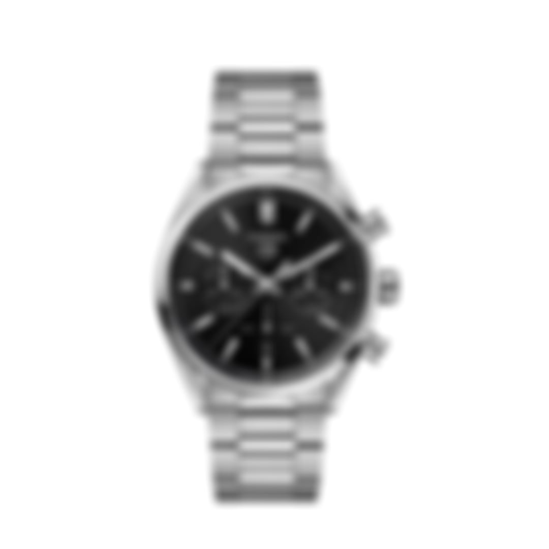 Carrera Chronograph – Black | Stainless Steel Bracelet