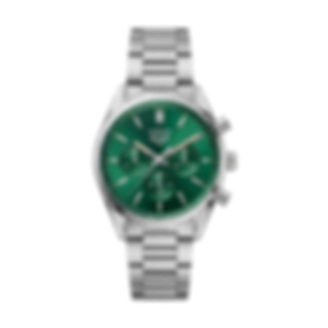 Carrera Chronograph – Emerald Green – Stainless Steel Bracelet