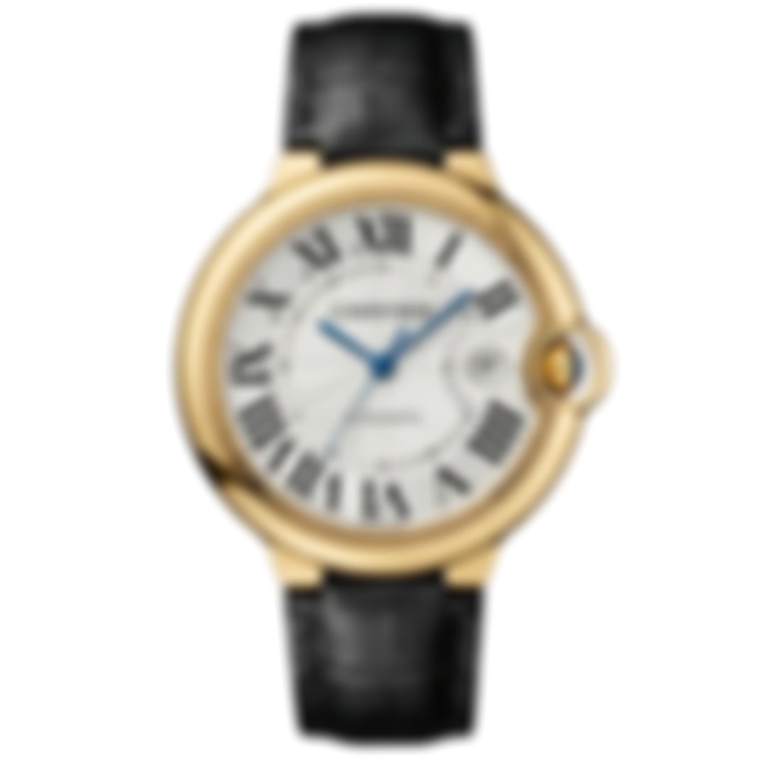 Ballon Bleu Gold Automatic – Leather Strap Black