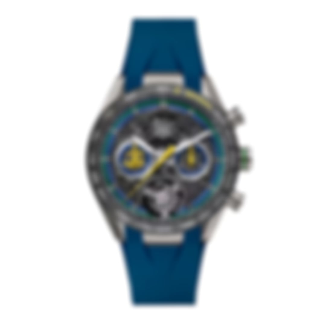 Carrera Senna Skeleton Tourbillon – Blue Yellow